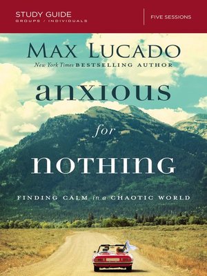 cover image of Anxious for Nothing Bible Study Guide